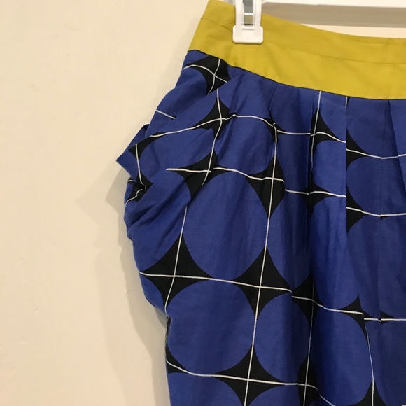 Anthropologie Odille Blue Fargyle skirt, size 4 - Picture 3 of 5